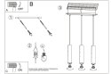 Lampa wisząca LINO 3L