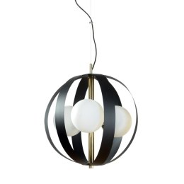 1137 LAMPA WISZĄCA NELA 40CM CZANRO-ZŁOTA/BLACK-GOLD