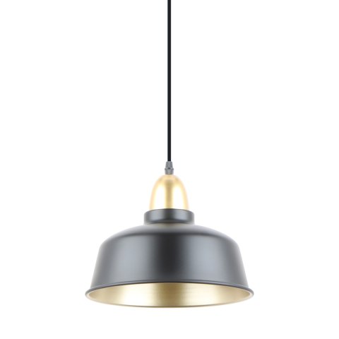 A8063-BK MENSA LAMPA WISZĄCA CZARNY MAT+ZŁOTO/MATT BLACK+GOLD