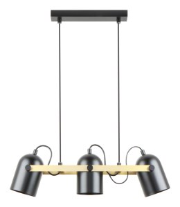 A8163-3A FATI LAMPA WISZĄCA CZARNY MAT-ZŁOTY/MATT BLACK-GOLDEN