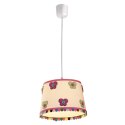 Lampa wisząca BUTTERFLY 1xE27 rózowa LP-PD024 RÓŻ.