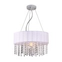 Lampa wisząca Madryt 1xE27 biała LP-81458/1P WH