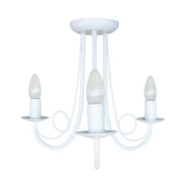 Lampa wisząca Perła 3xE14 biała LP-020/3P white