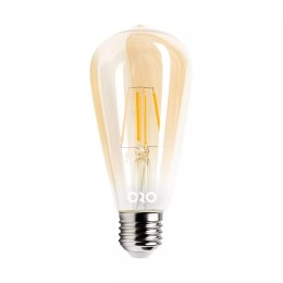 ORO-E27-ST64-FL-AMBER-1,3W-WW ŻARÓWKA