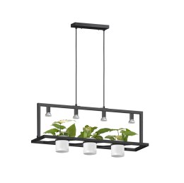 P0536-04B-P7AB PLANTER LAMPA WISZĄCA CZARNA/BLACK