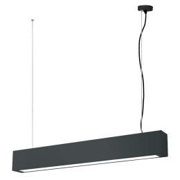 Lampa wisząca Ibros średnia 18W 3000K IP20 1xLED czarna LP-7001/1P 20 BK-63 18/3