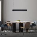 Lampa wisząca Ibros średnia 18W 4000K IP20 1xLED czarna LP-7001/1P 20 BK-63 18/4