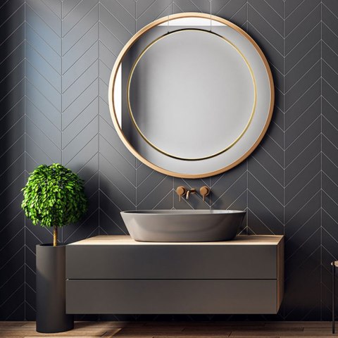 Lampa wisząca Mirror mała 1xLED złota LP-999/1P S GD Lampa wisząca Mirror mała 1xLED złota LP-999/1P S GD