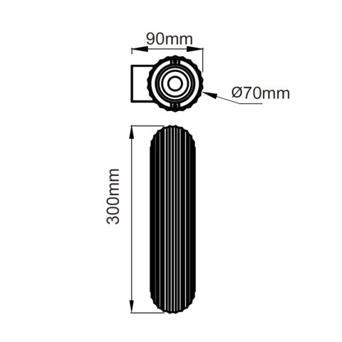 Kinkiet Tokio 2xGU10 czarny LP-787/2W BK Kinkiet Tokio 2xGU10 czarny LP-787/2W BK