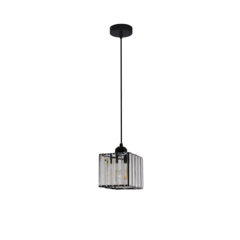 Lampa wisząca Galactico linia 1xE27 czarna/transparentna LP-2383/1P