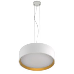 Lampa wisząca Hudson 1xLED biała/złota LP-043/1P WH/GD