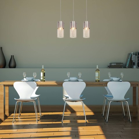 Lampa wisząca Zara 1xE14 srebrna LP-5221/1P Lampa wisząca Zara 1xE14 srebrna LP-5221/1P
