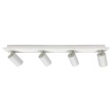 Lampa sufitowa Parma 4xGU10 + 1xLED biała LP-0612/4C WH