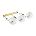 Lampa wisząca Arette 3xE27 złota/transparentna LP-133/3L