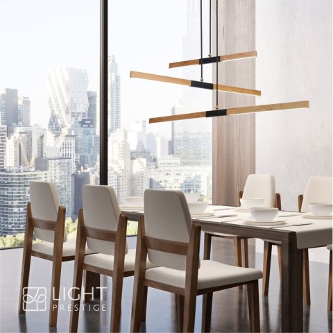 Lampa wisząca Lugano 3xLED brązowa/czarna LP-2828/3P Lampa wisząca Lugano 3xLED brązowa/czarna LP-2828/3P