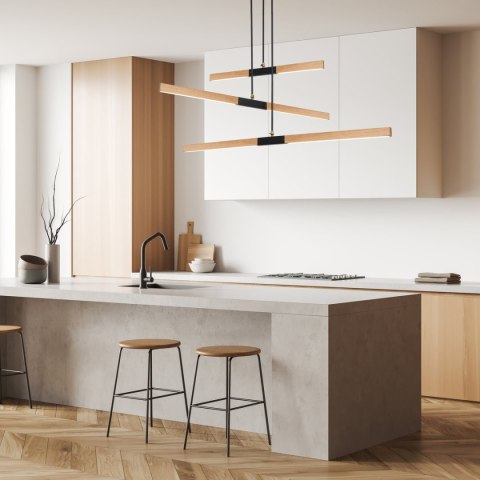 Lampa wisząca Lugano 3xLED brązowa/czarna LP-2828/3P Lampa wisząca Lugano 3xLED brązowa/czarna LP-2828/3P