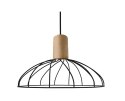 Lampa wisząca Moderno duża 1xGU10 LP-1221/1P B BK