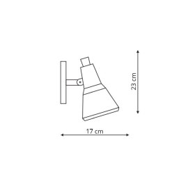 Kinkiet Auletta 1xE14 LP-507/1W