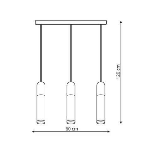 Lampa wisząca Fano 3xLED LP-8012/3P