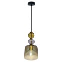 Lampa wisząca Tropea 1xE27 bursztynowa, mała LP-2004/1P S AM