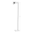 Lampa stojąca Tokio 1xGU10 czarna LP-787/1F BK