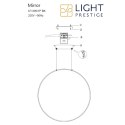 Lampa wisząca Mirror duża 1xLED złota LP-999/1P L GD