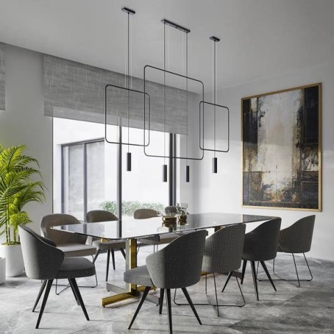 Lampa wisząca RANA 1 czarna Lampa wisząca RANA 1 czarna