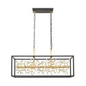 P0578-06C-P7TF SPRING LAMPA WISZĄCA CZARNO-ZŁOTA/BLACK-GOLD