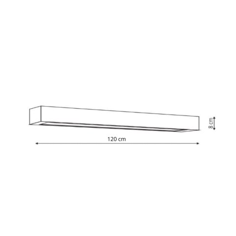 Kinkiet Ibros XL 4000K 1xLED biały IP44 GS-LWA-18W WH Kinkiet Ibros XL 4000K 1xLED biały IP44 GS-LWA-18W WH