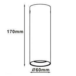 Oczko Manacor 17cm 1xGU10 czarno/złoto LP-232/1D - 170 BK/GDH