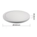 Plafon York 2 w 1 4000K 1xLED biały LP-330/1C 4WH