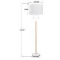 Lampa stojąca Fogo 2xE27 biała LP-0304/2F WH