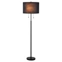 Lampa stojąca Fogo 2xE27 czarna LP-0304/2F BK