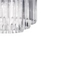 Lampa wisząca Vetro 5xE14 transparentna/srebrna LP-2910/5P