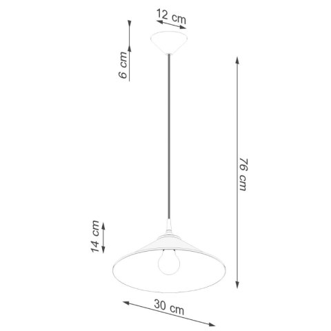 Lampa wisząca ZUMA czarna Lampa wisząca ZUMA czarna