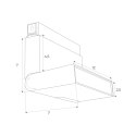 MAXLIGHT M0007Z LAMPA MAGNETYCZNA ŁAMANA SYSTEM ZIGBEE 6W 323LM 2700/5000K