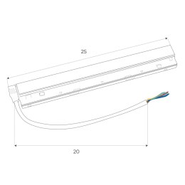 MAXLIGHT MA0006 Zasilacz wewnętrzny DALI 100W do szyn magnetycznych