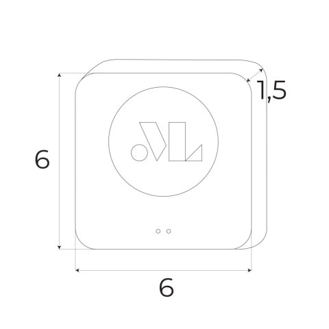 MAXLIGHT MA0014 Bramka Zigbee 3.0 TUYA 450-uniwersalny Tuya