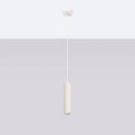 Lampa wisząca KARBON 1 beżowy