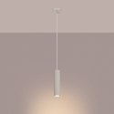 Lampa wisząca KARBON 1 beżowy