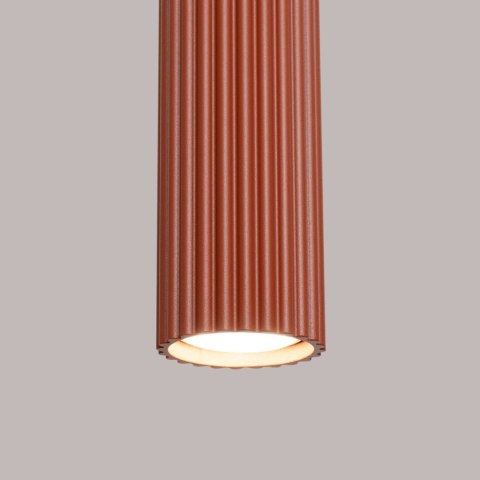 Lampa wisząca KARBON 3L ochra czerwona Lampa wisząca KARBON 3L ochra czerwona