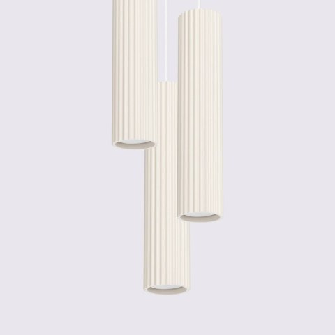 Lampa wisząca KARBON 3P beżowy Lampa wisząca KARBON 3P beżowy