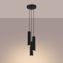 Lampa wisząca KARBON 3P czarny