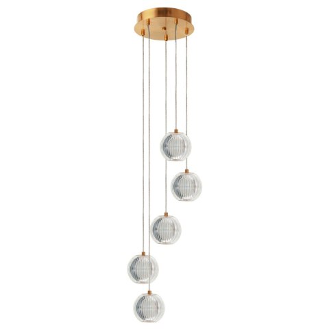 Lampa wisząca Brillant 5 złota LED CCT Lampa wisząca Brillant 5 złota LED CCT