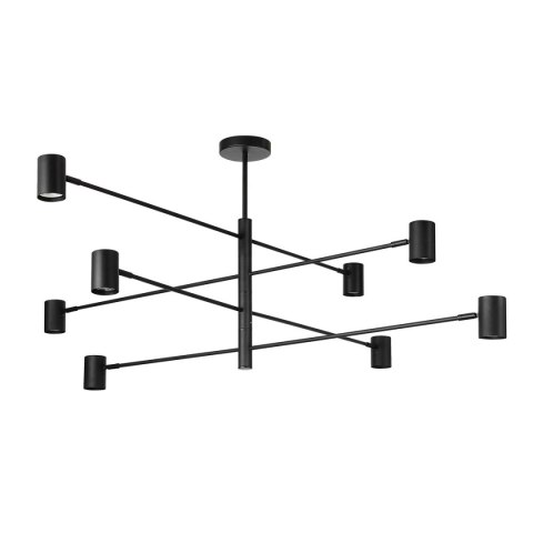 Lampa wisząca Snow 8 czarna 8xGU10 Lampa wisząca Snow 8 czarna 8xGU10
