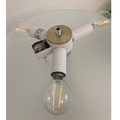 Lampa stołowa ARTDECO biało - złota Lampa stołowa ARTDECO biało - złota