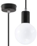 Lampa wisząca EDISON czarna