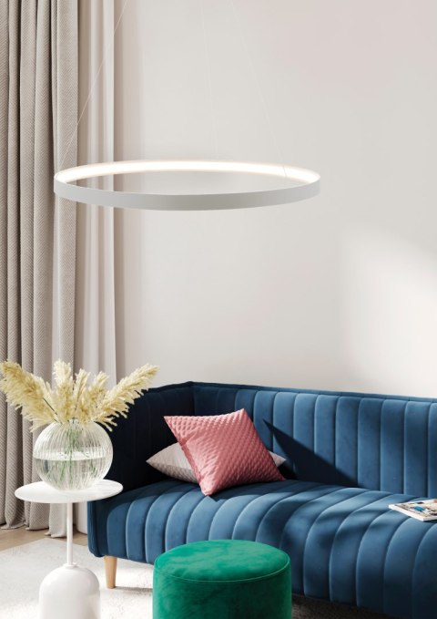 LA0716/1-WH CIRCLE LAMPA WISZĄCA FI 780MM DŁ. LINEK H2,5M LA0716/1-WH CIRCLE LAMPA WISZĄCA FI 780MM DŁ. LINEK H2,5M