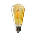 ORO-E27-ST64-FL-AMBER- 4W-WW