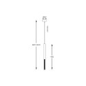 P0461-01E-S8S8 ONE LAMPA WISZĄCA BIAŁA/WHITE